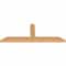 Ekena Millwork Portland Smooth Timber Gable Bracket, Western Red Cedar, 72"W x 27"H x 3 1/2"D x 5 1/2"F, 9/12 Pitch GBW072X27X0406POR00SWR - alternate 3